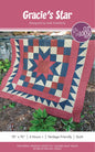 Gracie's Star Quilt Pattern by Cut Loose Press - front