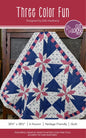 Three Color Fun Quilt Pattern by Cut Loose Press - front