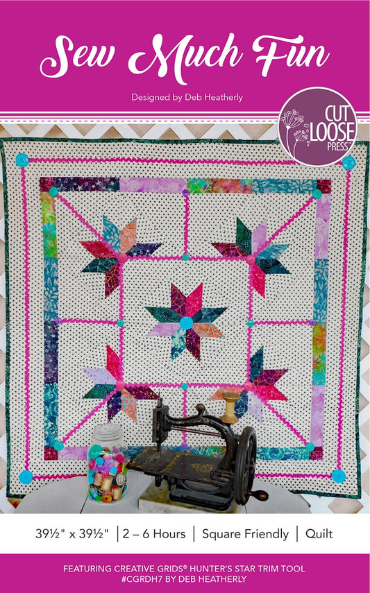 Sew Much Fun Quilt Pattern by Cut Loose Press - front