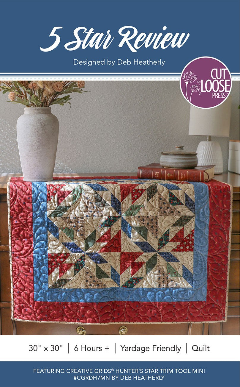 Five Star Review Pattern by Cut Loose Press - front