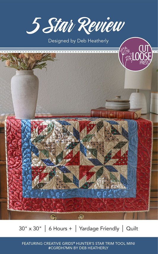 Five Star Review Pattern by Cut Loose Press - front
