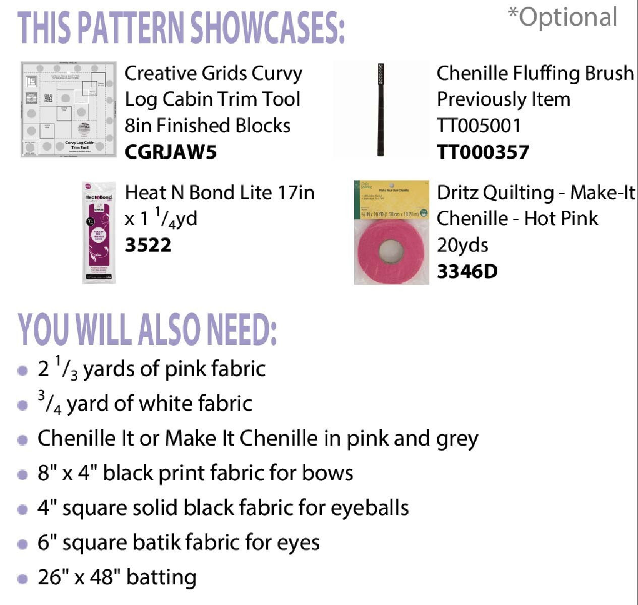 Bunny Runner Pattern , quilting and craft projects