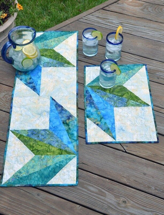 Split Diamond Table Topper Pattern , quilting and craft projects