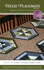 Hexie Placemats x6 Pattern by Cut Loose Press - front