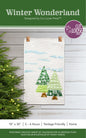 Winter Wonderland Wall Hanging Pattern by Cut Loose Press - front