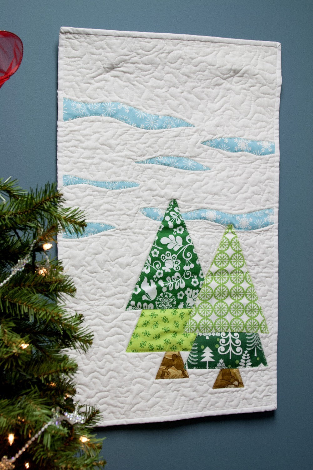Winter Wonderland Wall Hanging Pattern , quilting and craft projects