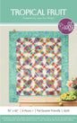 Tropical Fruit Quilt Pattern by Cut Loose Press - front