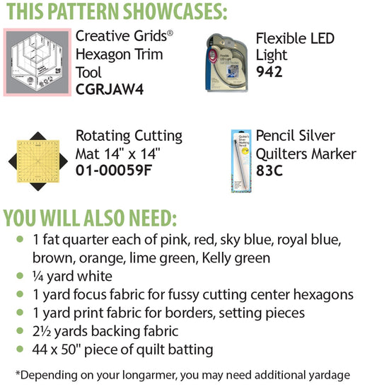 I Spy Hexie Quilt Pattern , quilting and craft projects