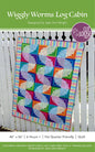 Wiggly Worms Log Cabin Quilt Pattern by Cut Loose Press - front