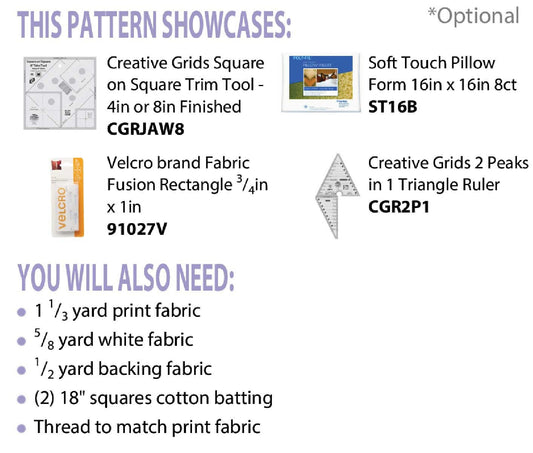 Storm At Sea Pillow Pair Pattern , quilting and craft projects