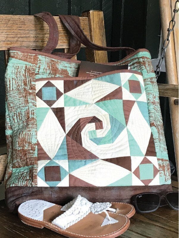 Stormy Beach Bag Pattern , quilting and craft projects