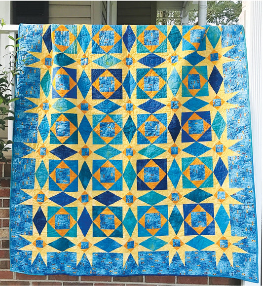 Starry Night Storm At Sea Quilt Pattern , quilting and craft projects
