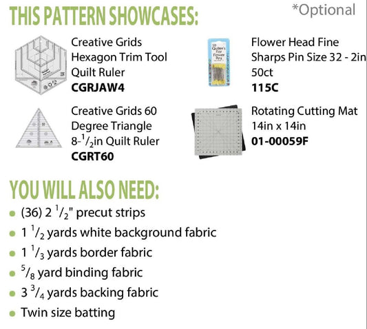 Hexies Go Round Quilt Pattern , quilting and craft projects