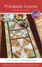 Pineapple Surprise Runner Pattern by Cut Loose Press - front