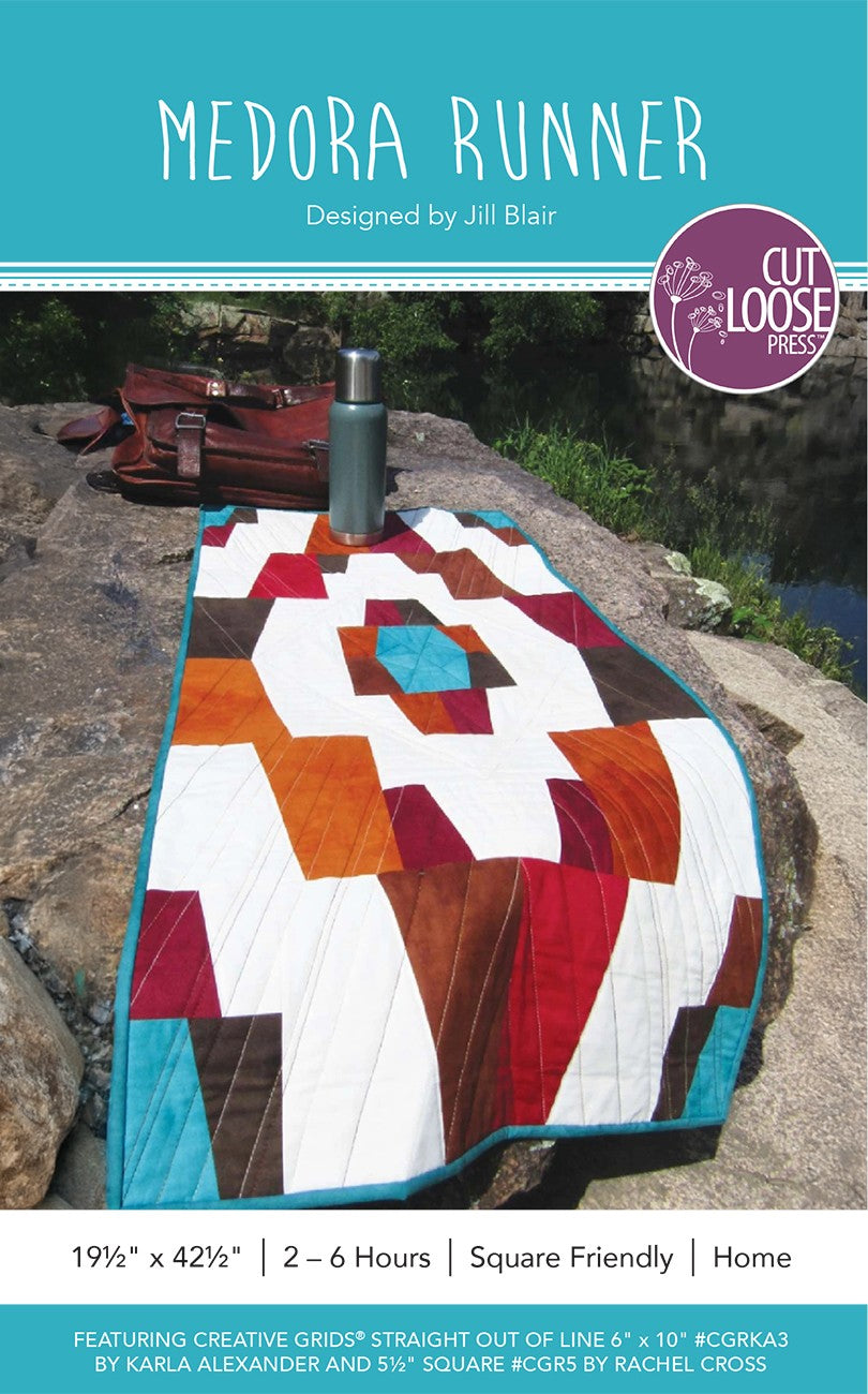Medora Table Runner Pattern by Cut Loose Press - front