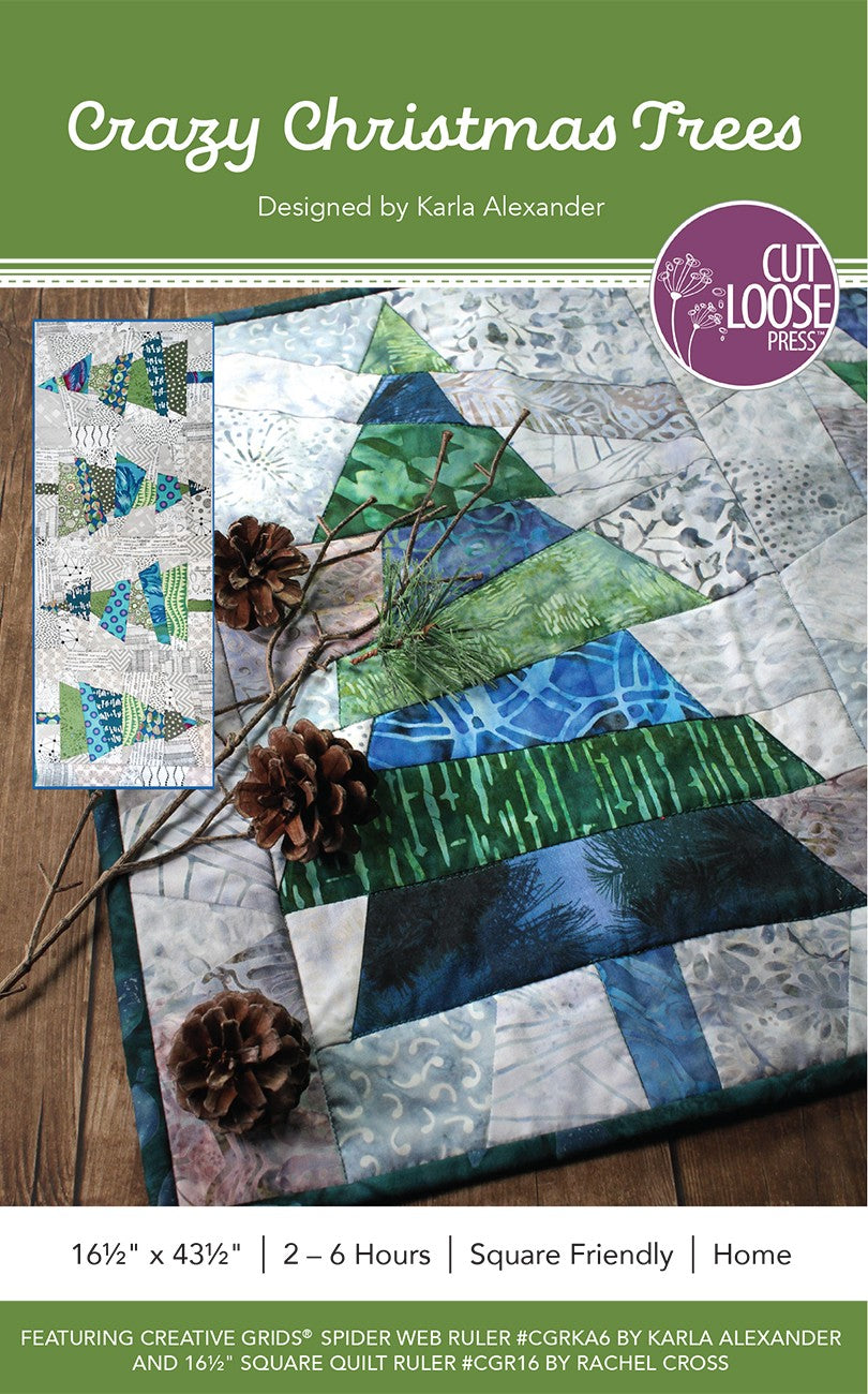 Crazy Christmas Trees by Cut Loose Press - front