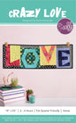 Crazy Love Table Runner Pattern by Cut Loose Press - front