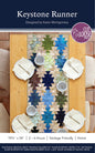 Keystone Table Runner Pattern by Cut Loose Press - front