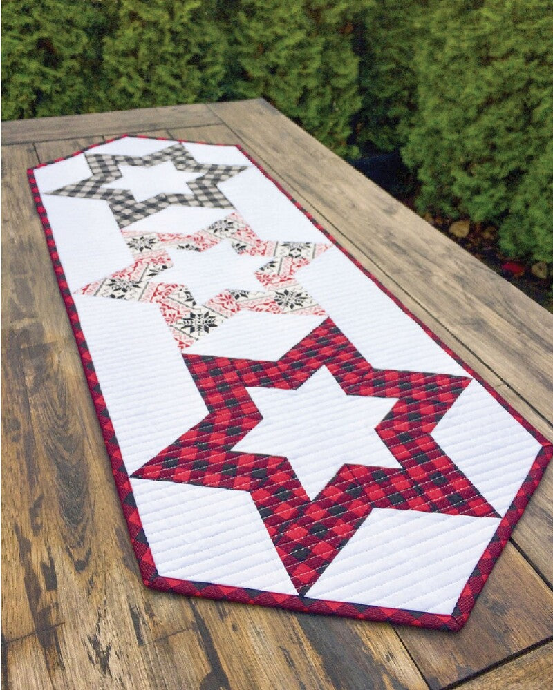 Hollow Star Table Runner Pattern by Krista Moser , quilting and craft projects