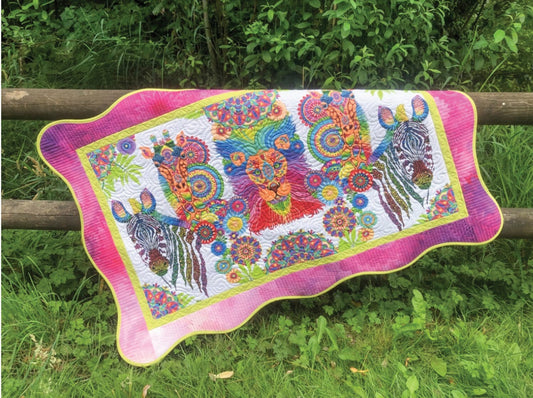 Simple Scallop Baby Quilt sewing and quilting product