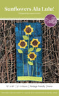 Sunflowers Ala Lulu! Applique Wall Hanging Pattern by Cut Loose Press - front