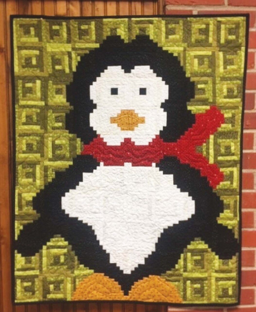 Waddles Wall Hanging Pattern from Cut Loose Press , quilting and craft projects