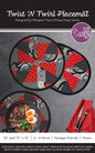 Twist N Twirl Placemat Pattern by Cut Loose Press by Cut Loose Press - front