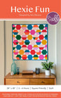 Hexie Fun Wall Hanging Quilt Pattern by Cut Loose Press - front