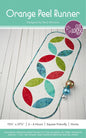 Orange Peel Table Runner Pattern by Cut Loose Press - front