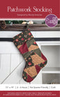 Quilted Patchwork Stocking Pattern by Cut Loose Press - front