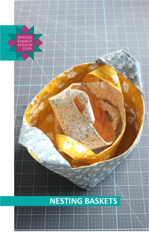 Nesting Baskets Pattern - Carolina Moore , quilting and craft projects