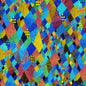 Gilded Plume - Multi Crazy Quilt W/metallic sewing and quilting product