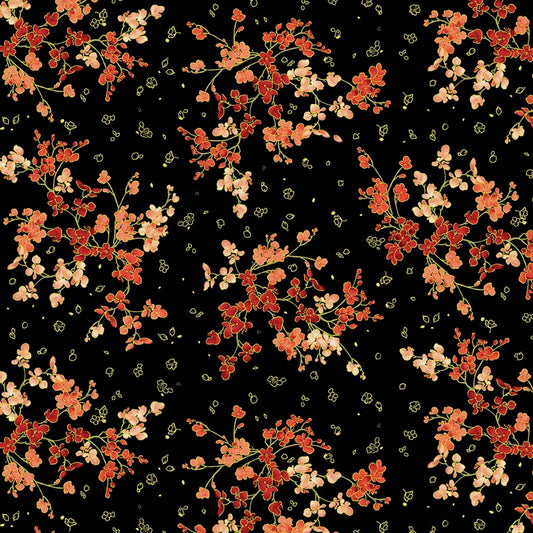 Imperial Bloom - Black w/Metallic