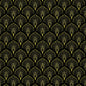 Imperial Bloom - Black Art Deco w/Metallic