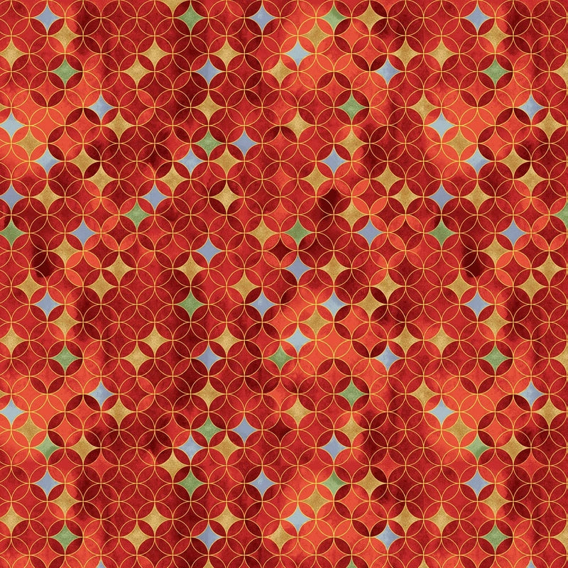 Imperial Bloom - Red w/Metallic