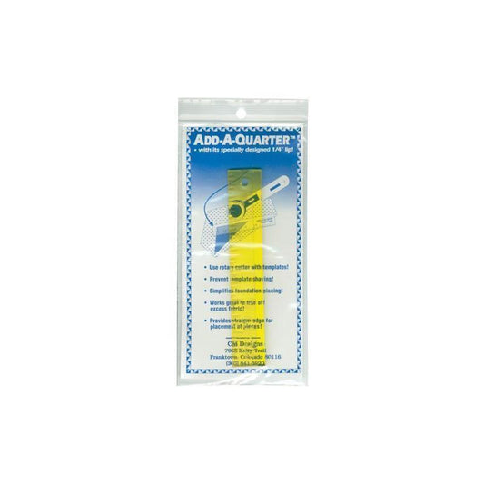 Add-A-Quarter Ruler - 305 mm for precise cutting, marking and patchwork