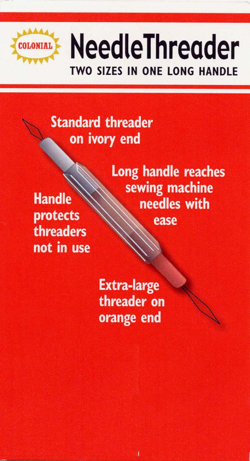 Wire Threader in a Tube , piecing and stitching