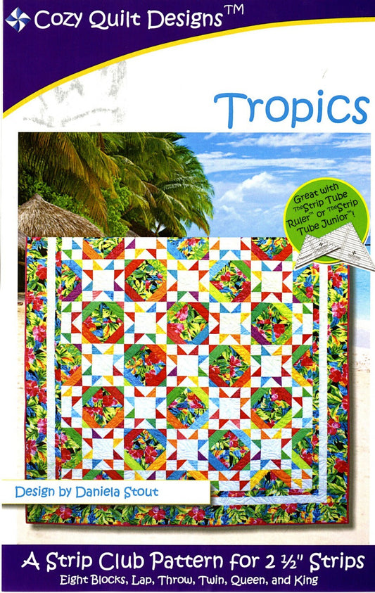 Tropics Quilt Pattern , quilting and craft projects