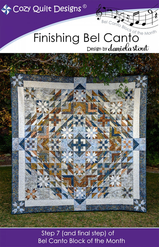 Bel Canto Step 7 Finishing Block of the Month sewing and quilting product