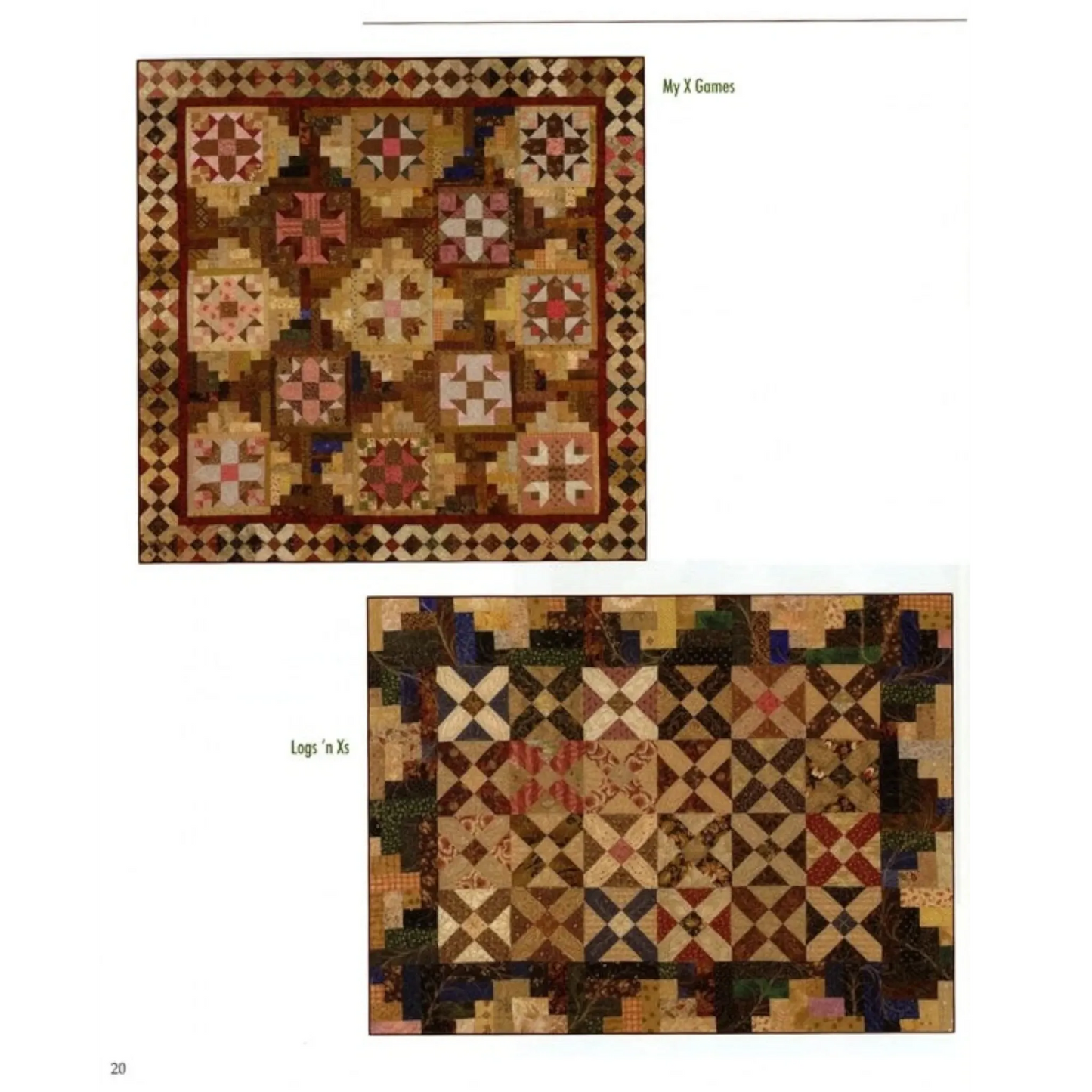 Half Log Cabin Quilts Book , quilting and craft projects