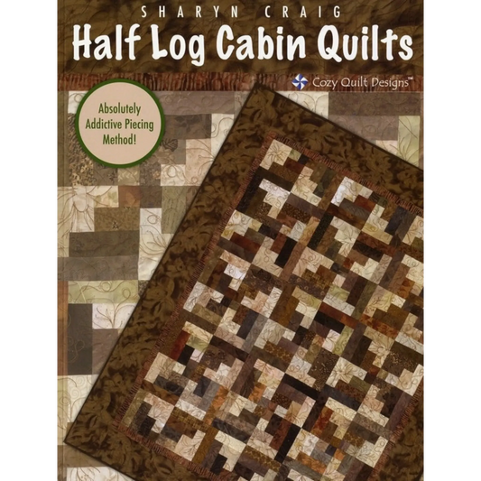 Half Log Cabin Quilts Book , quilting and craft projects