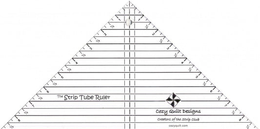 Strip Tube Ruler by Cozy Quilt Designs for precise cutting, marking and patchwork