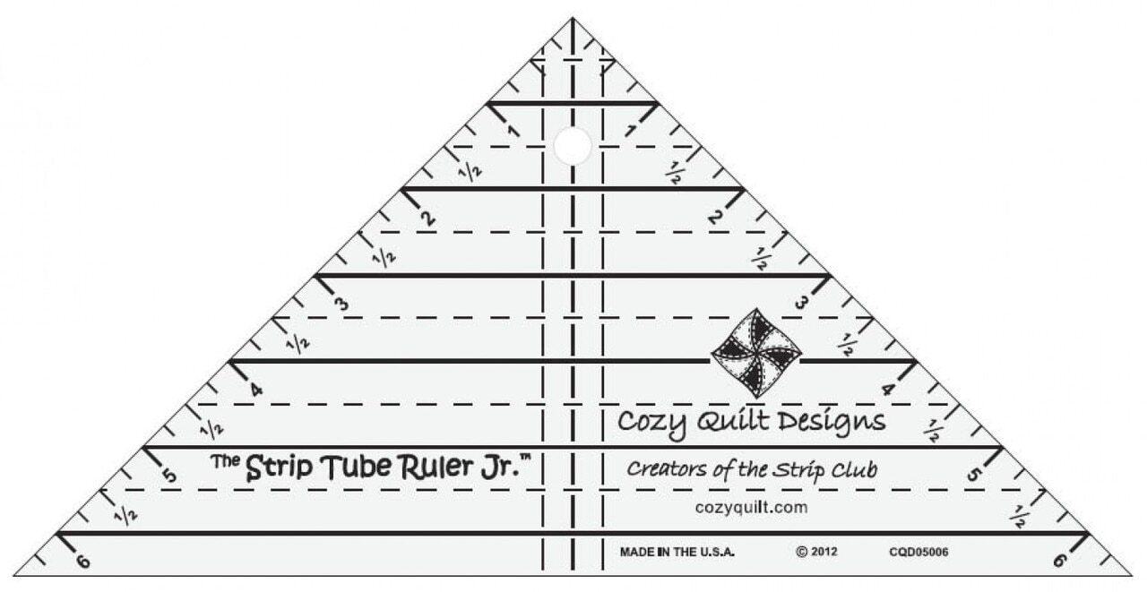 Strip Tube Junior Ruler by Cozy Quilt Designs for precise cutting, marking and patchwork