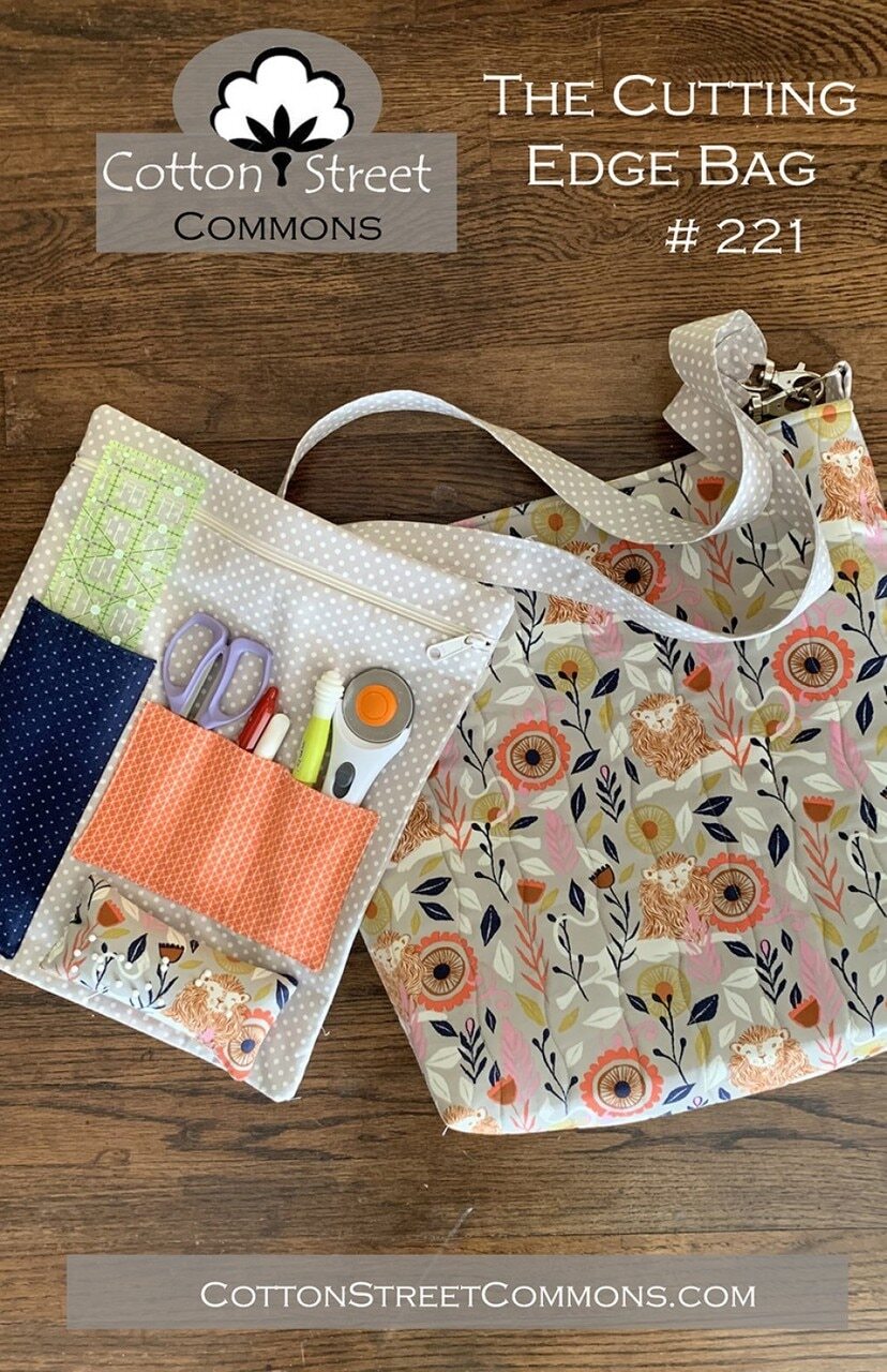 The Cutting Edge Bag Pattern , quilting and craft projects