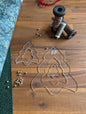 Christmas Tree Template in 3 Sizes for precise cutting, marking and patchwork