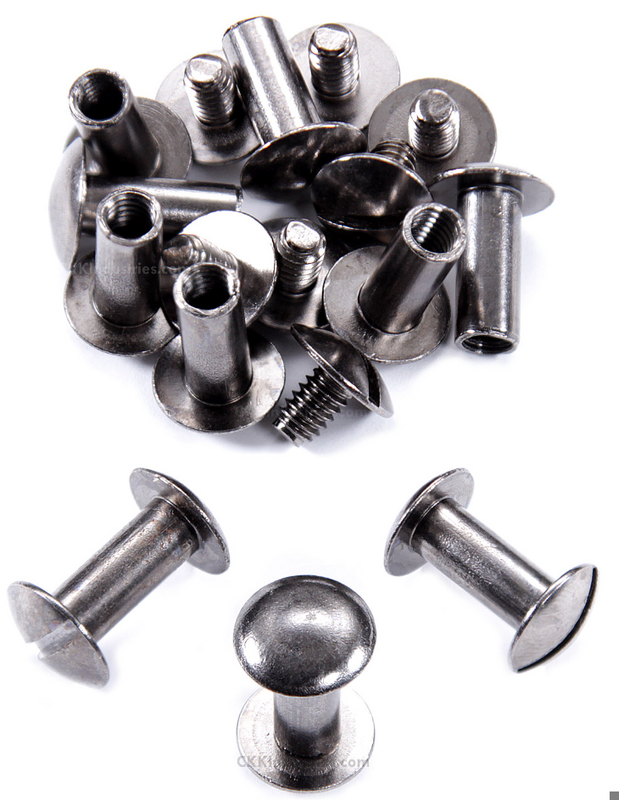 Chicago Screws 5 mm - Gunmetal 10pk sewing and quilting product