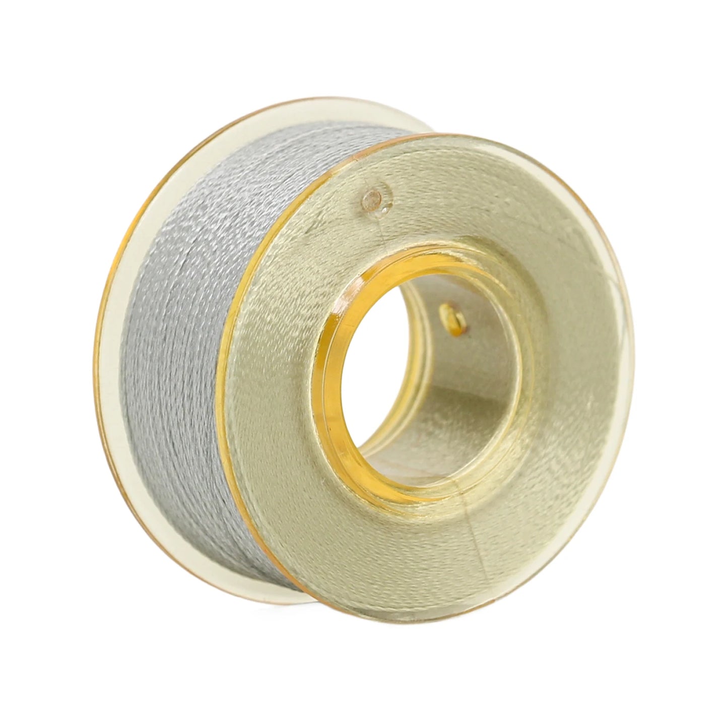 DecoBob Prewound Size B Jumbo Bobbins 5ct Tube Grey
