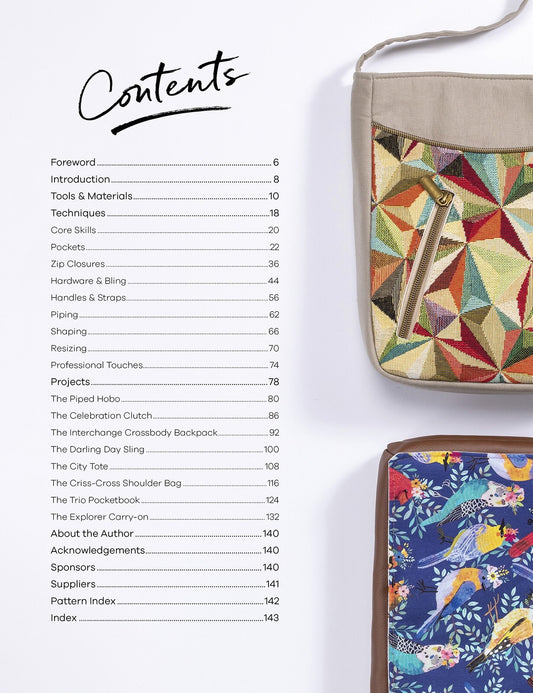 The Complete Bag Making Masterclass Book , quilting and craft projects