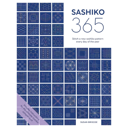 Sashiko 365: Stitch a New Sashiko Embroidery Pattern Every Day of the Year , piecing and stitching
