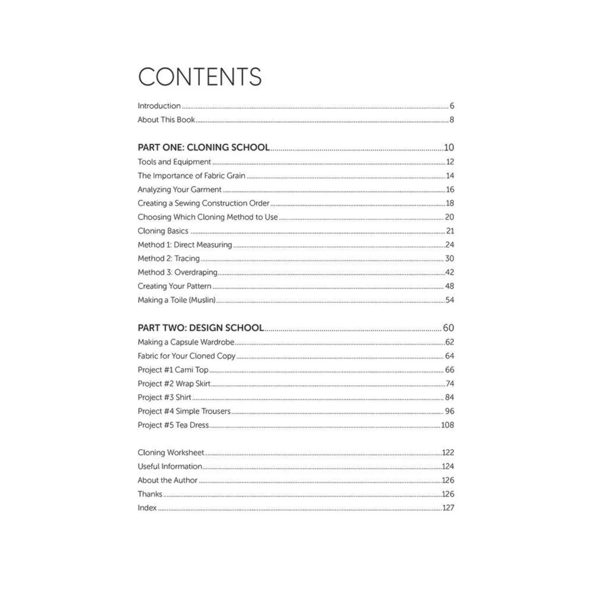 Clone Your Clothes Book , quilting and craft projects